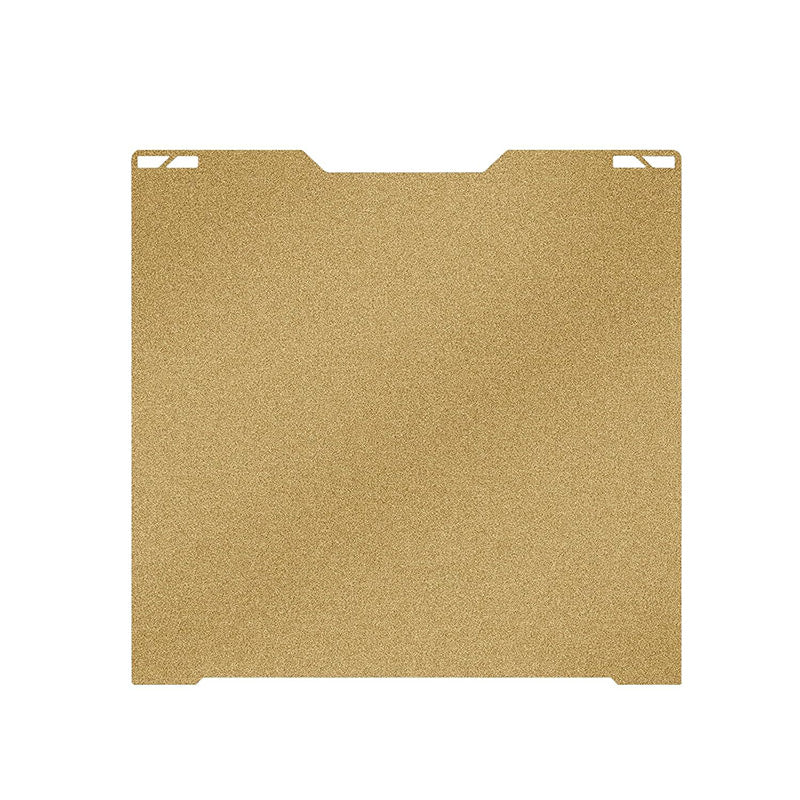 Gold double-sided textured PEI spring steel build plate for Bambu Lab H2D