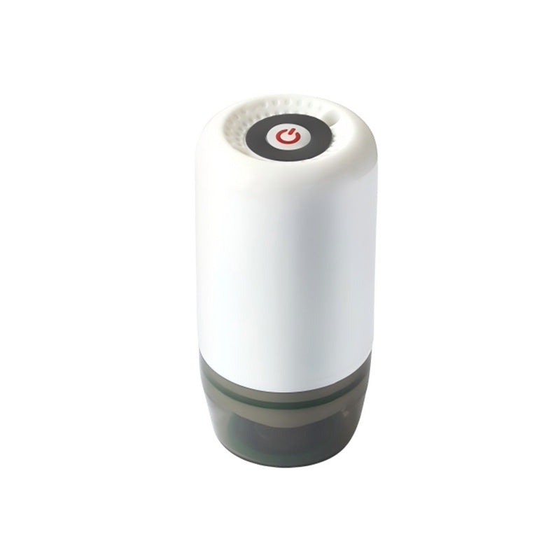 White compact electric auto vacuum pump for 3D printing filament storage bags