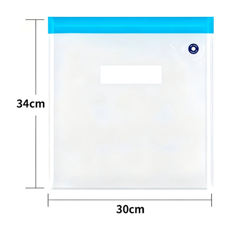30cm x 34cm size dimensions diagram for 3D printer filament vacuum storage bag