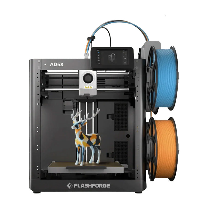 Flashforge 3D printer on a white background