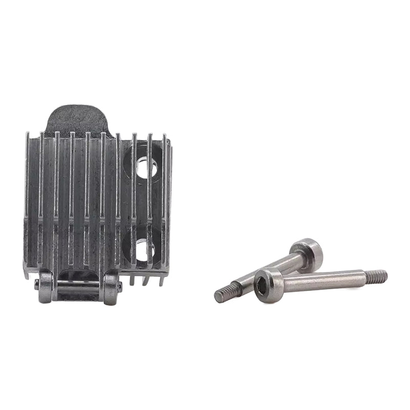 Flashforge AD5X Heating Sink – aluminum finned heat sink with mounting screws for AD5X extruder