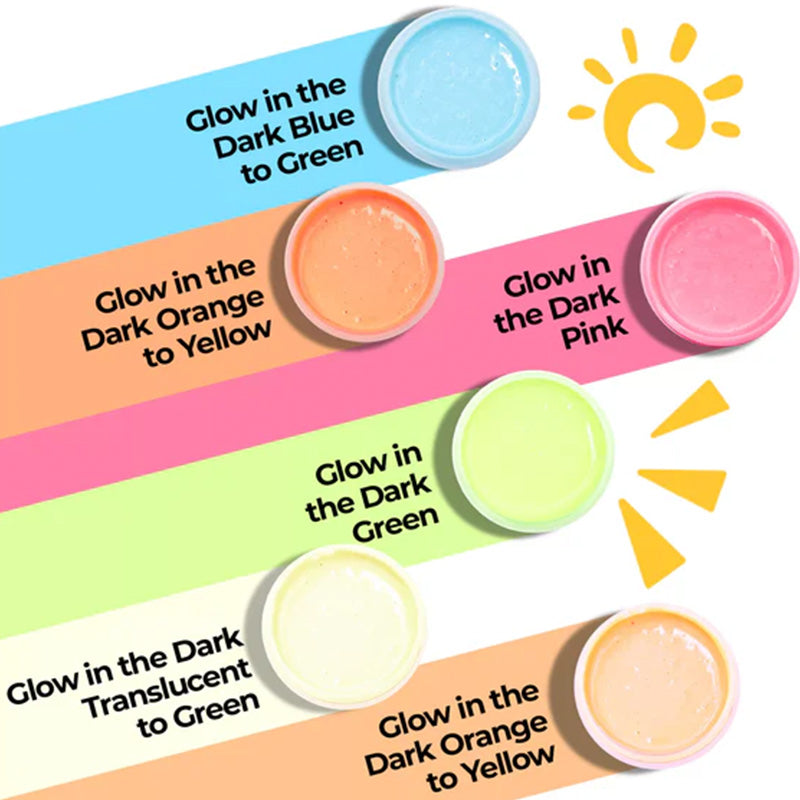 xTool Glow in The Dark Color Screen Printing Ink Set (6 Colors)