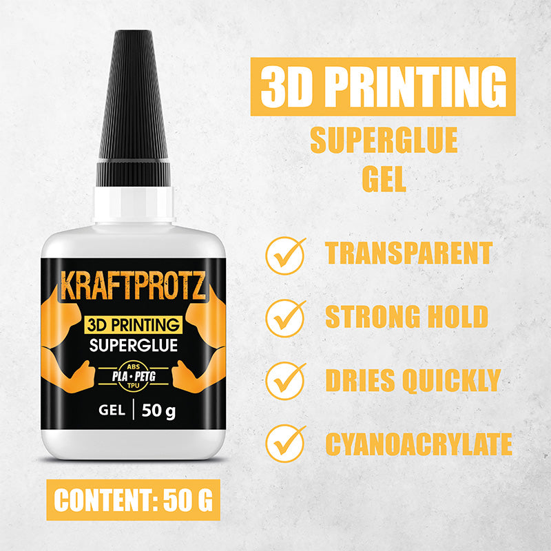 Kraftprotz 3D Printing Super Glue - Gel