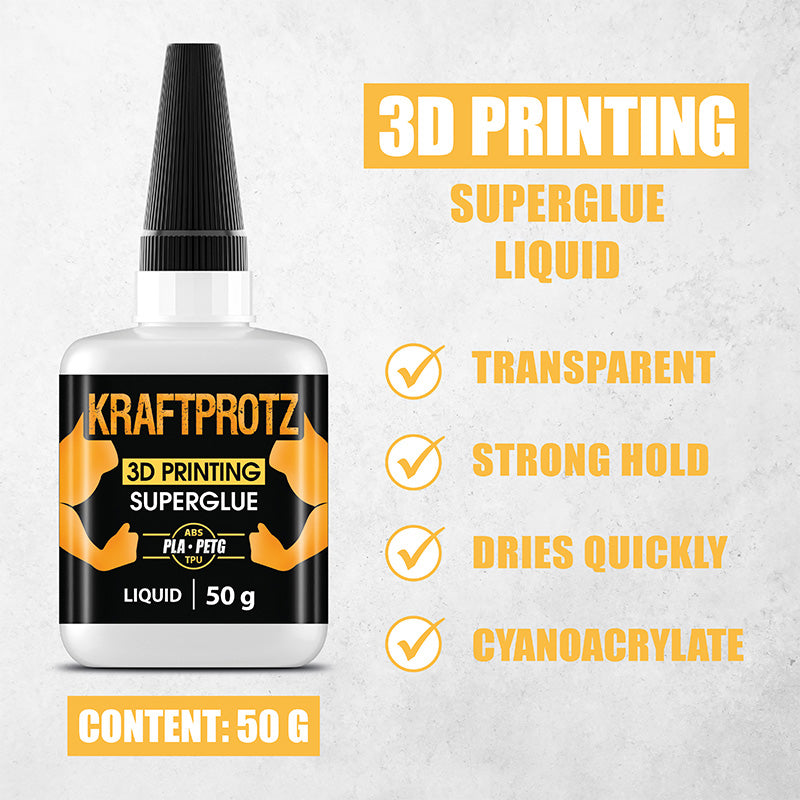 Kraftprotz 3D Printing Super Glue - Liquid