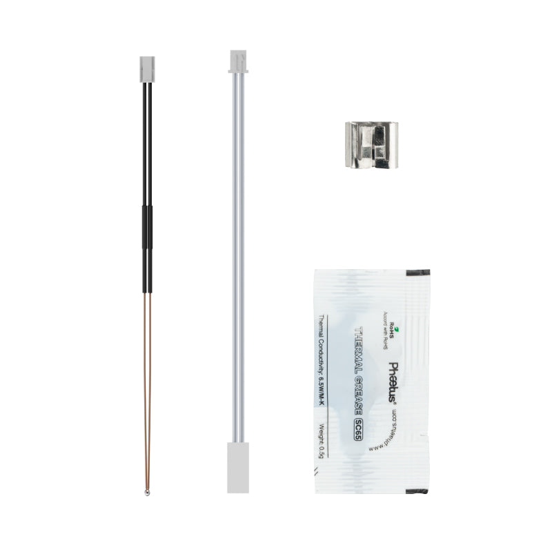 Phaetus ceramic heater, NTC thermistor, mounting clip, and SC65 thermal grease set for Bambu Lab X1/X1C