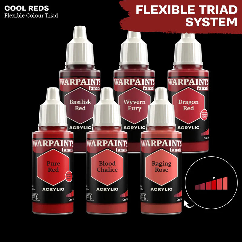 Warpaints Fanatic - Cool Reds (18ml)