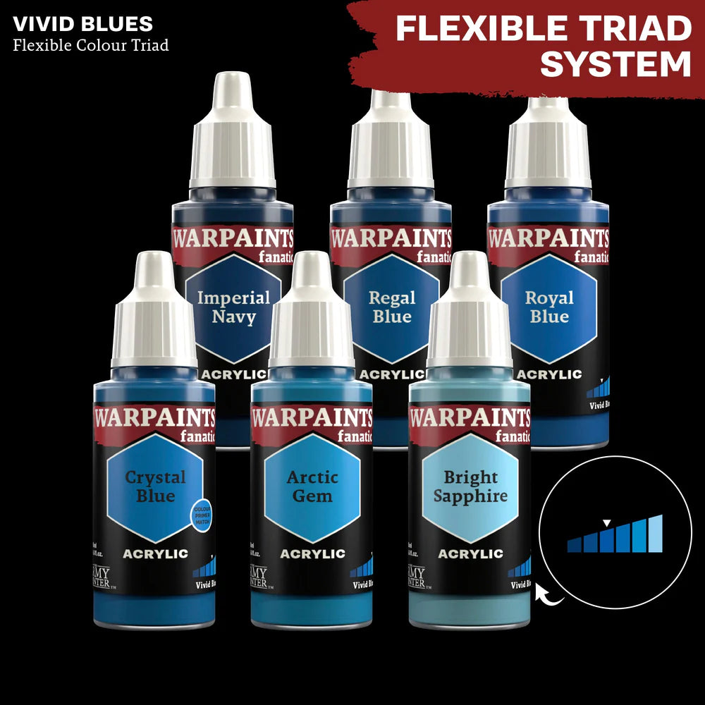 Warpaints Fanatic - Vivid Blues (18ml)