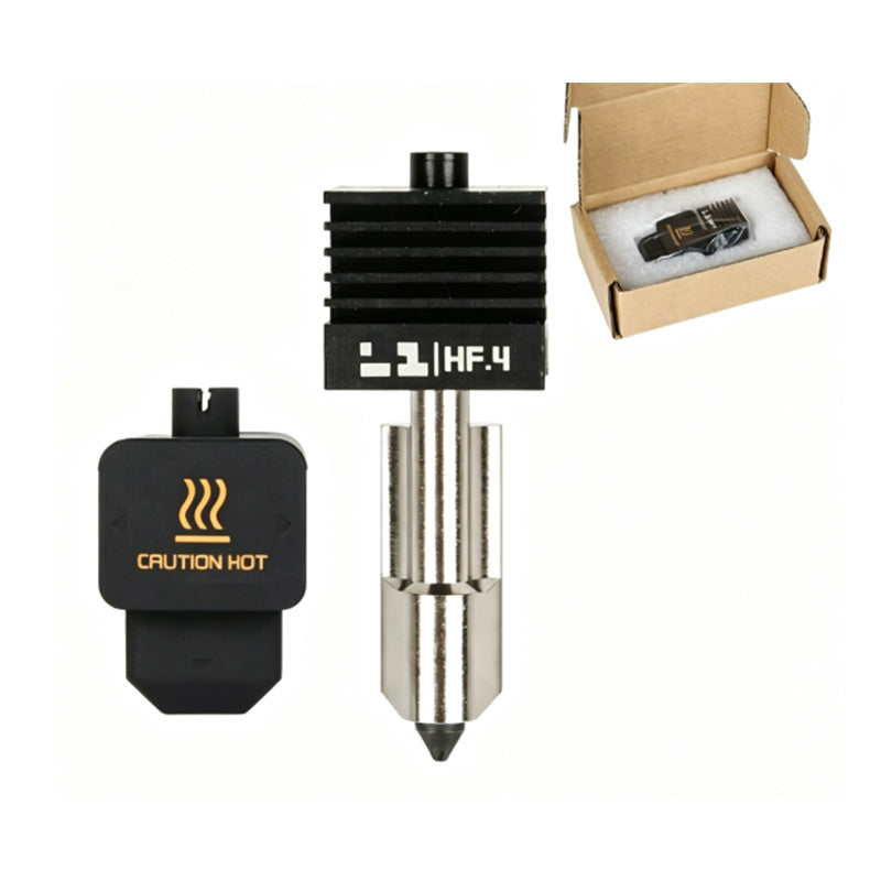 Complete TZ high-flow hotend kit for Bambu Lab H2D with heatsink, heatbreak, and silicone sock