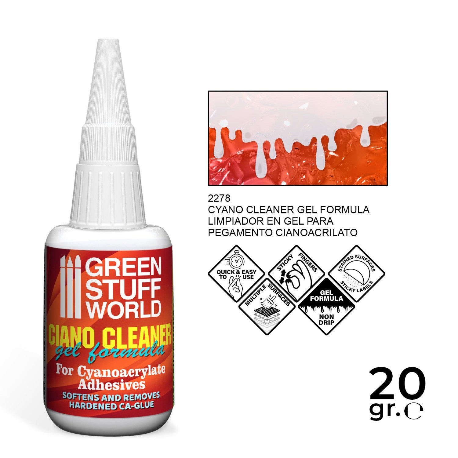 Super Glue Remover Gel (20ml)