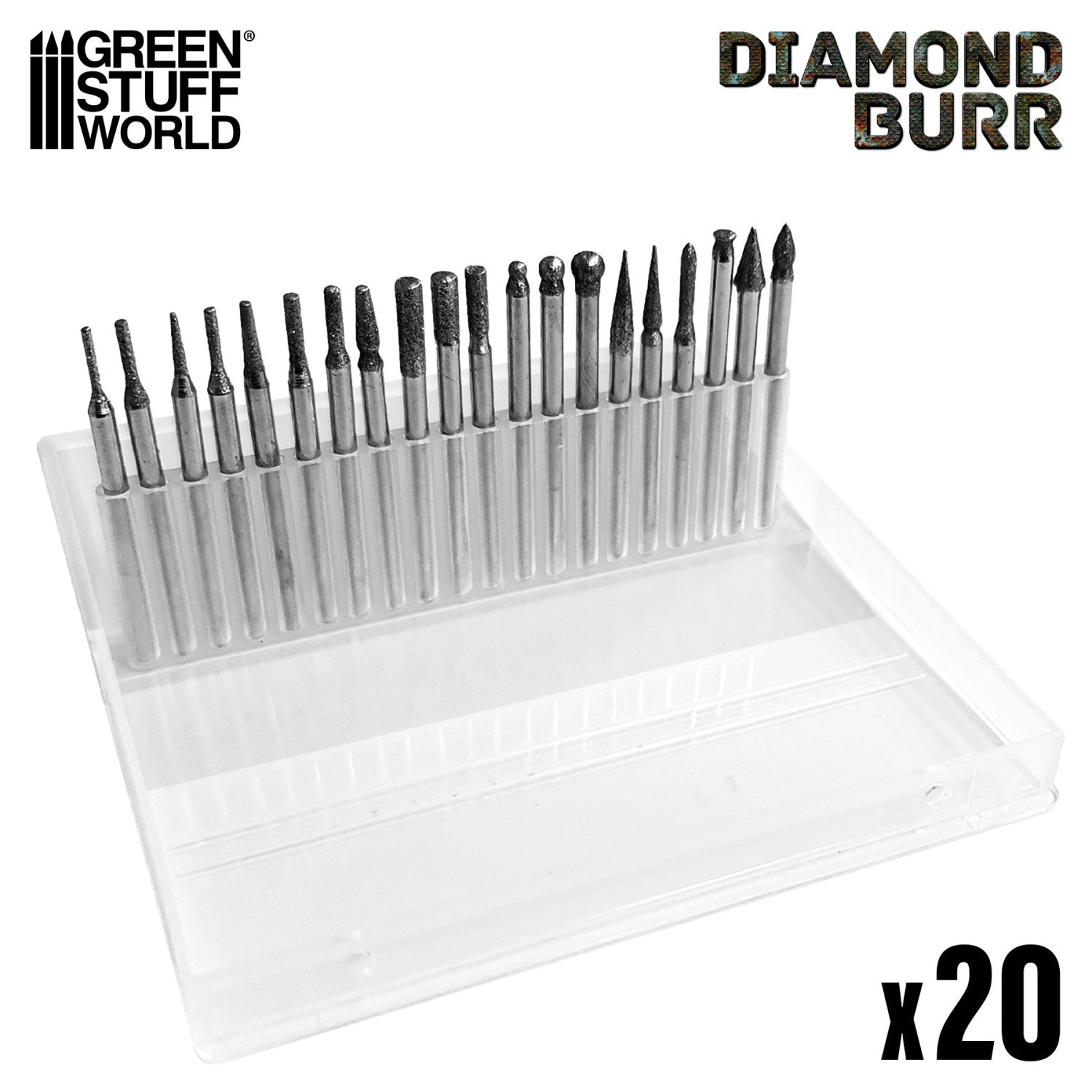 Diamantfrezenset (20-delig)
