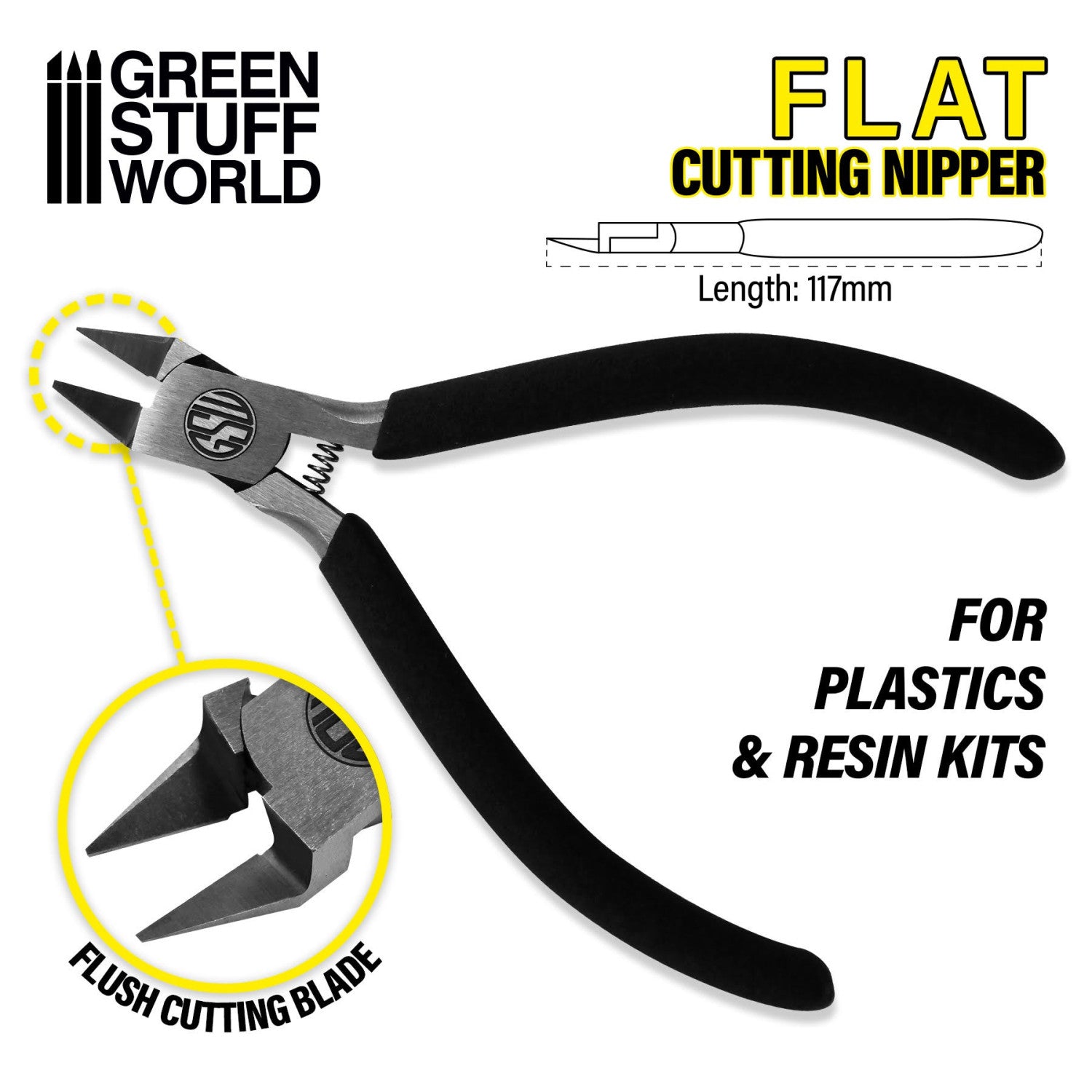 Vlakke Kniptang (Hobby Sprue Cutter)
