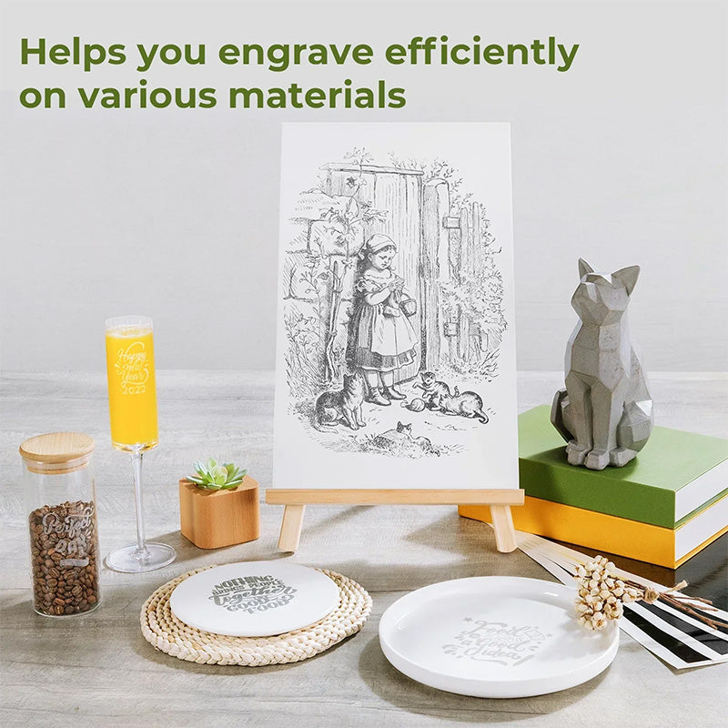 xTool Black & Blue Laser Engraving Marking Paper (4pcs)