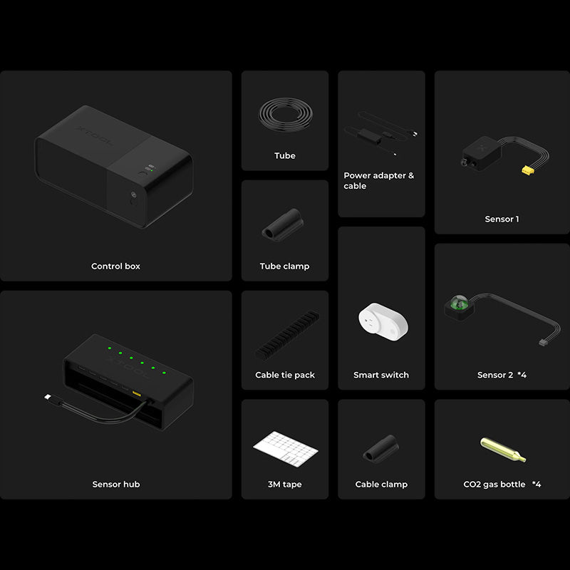 xTool Fire Safety Set - Auto Fire Detection, Fire Extinguishing