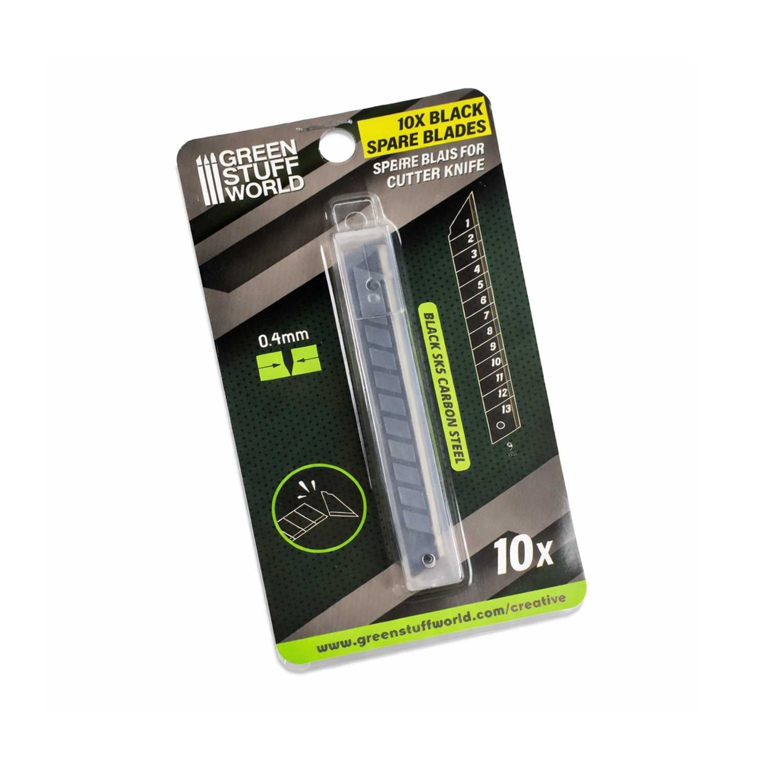Black Utility Blades - 9mm (10 Pack)