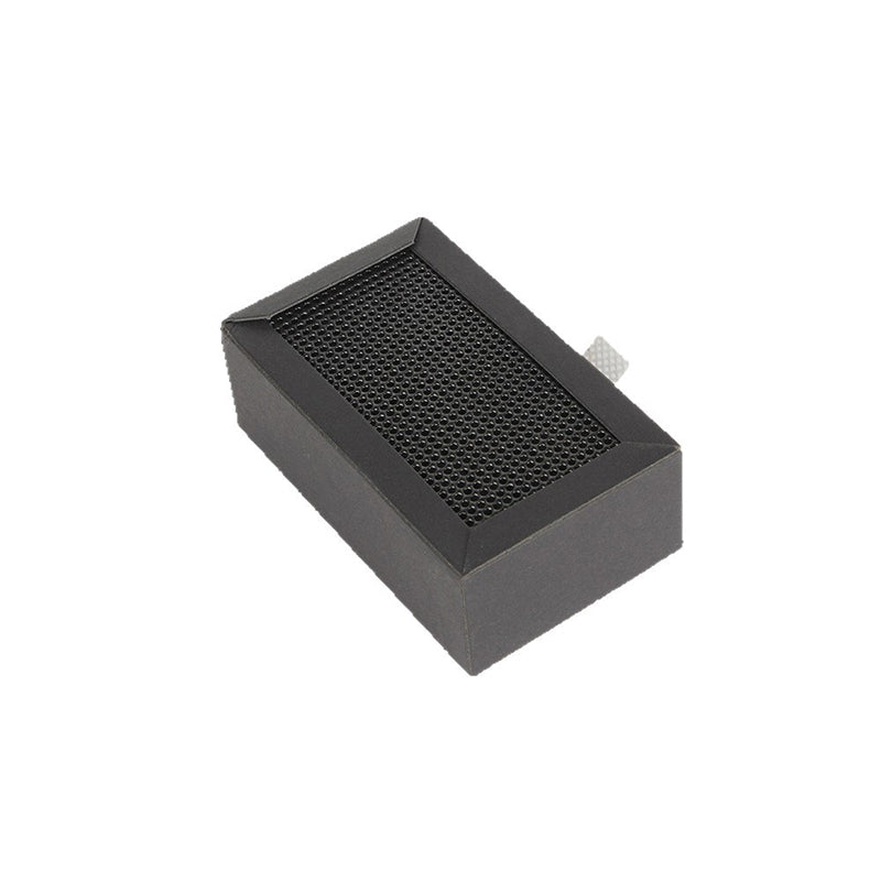 Black activated carbon air filter cartridge with fabric pull tab for Bambu Lab X1 and P1 series 3D printers