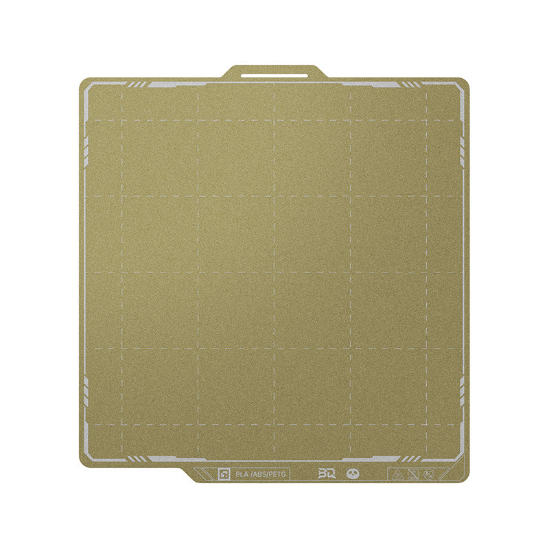 Smooth PEI film surface on BIQU double-sided spring steel build plate for Bambu Lab