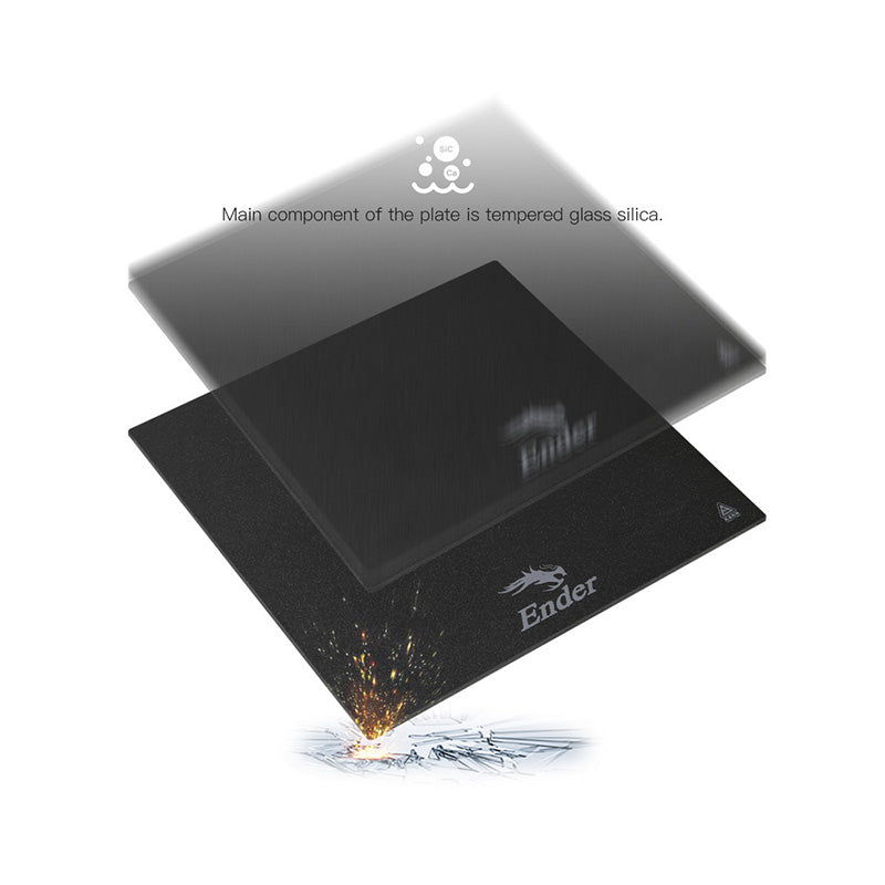 Creality PEI Glazen Plaat Kit - 235 x 235 mm