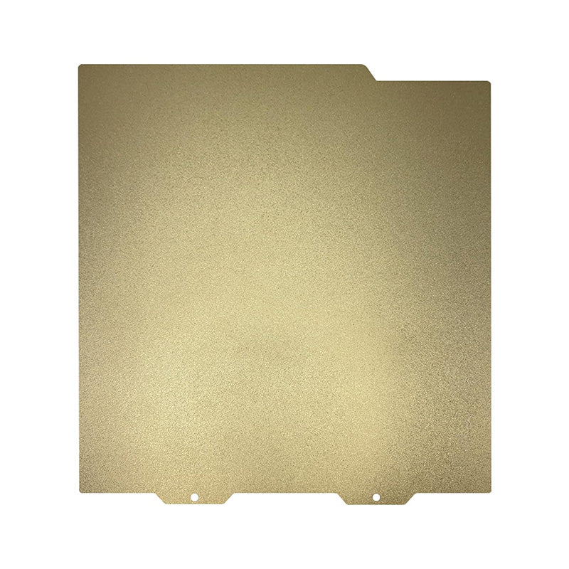 Gold double-sided textured PEI spring steel build plate for Bambu Lab A1 Mini