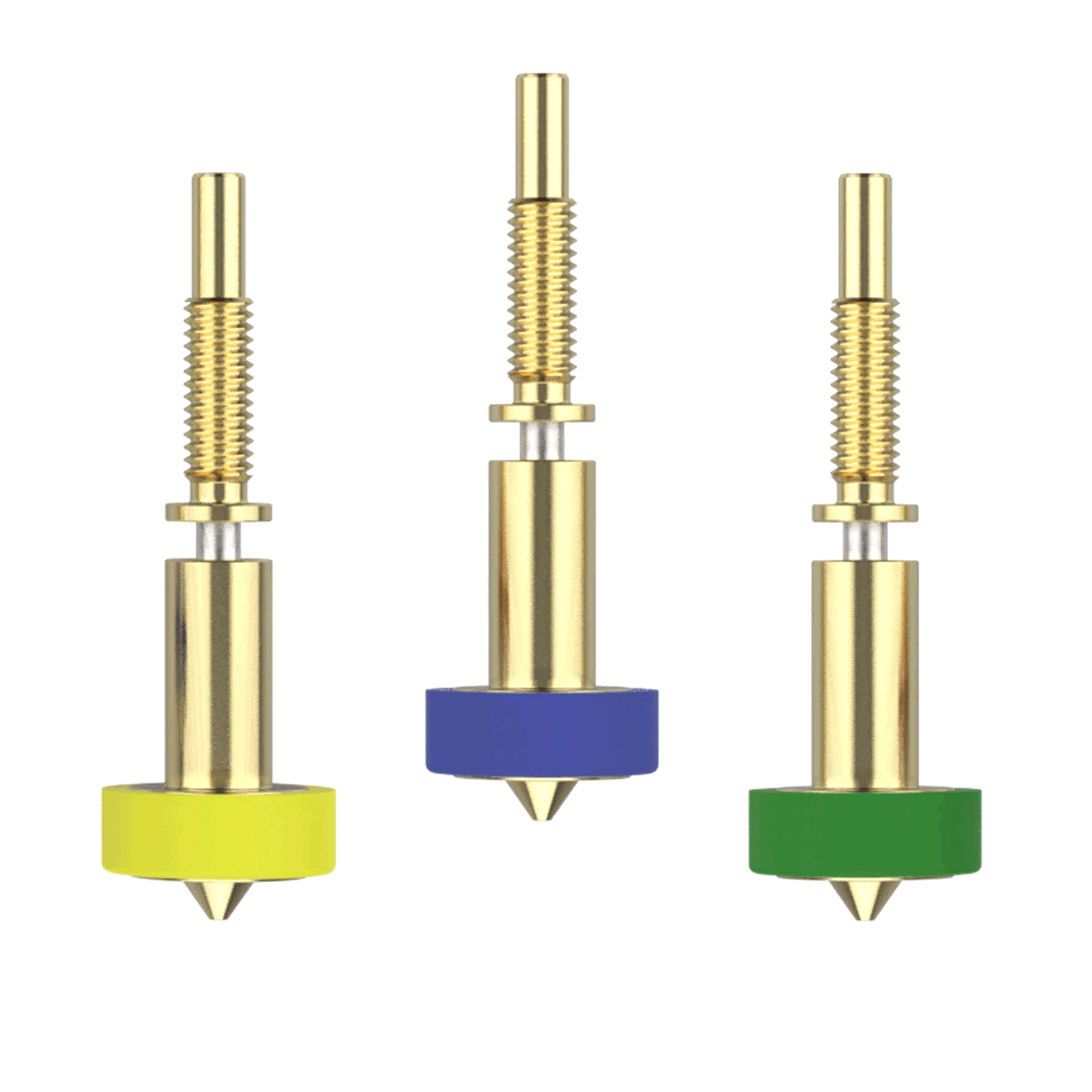 E3D Rapidchange Revo™ Brass Nozzle 1.75mm - Variety Nozzle Pack (0.25mm,0.60mm,0.80mm)