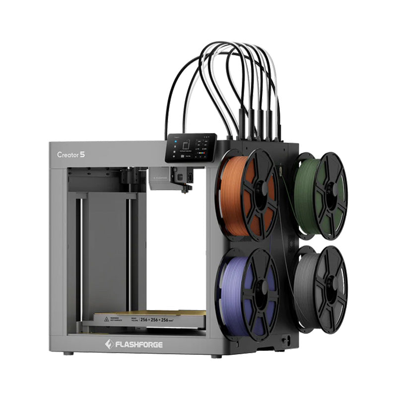 Flashforge Creator 5 multi-color 3D printer – front view

