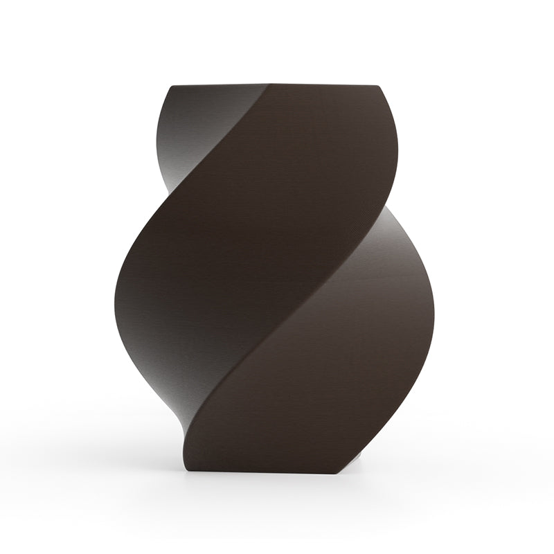 Kexcelled K5 Wood 1.75mm filament printed vase in Dark Brown wood finish
