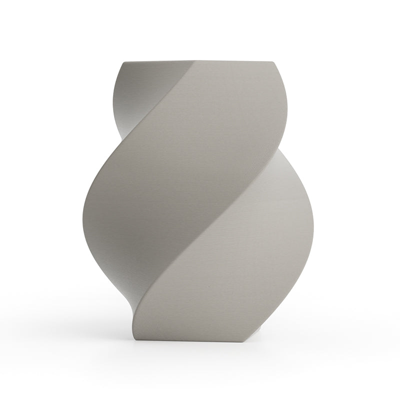 Kexcelled K5 Wood 1.75mm filament printed vase in Grey wood effect  