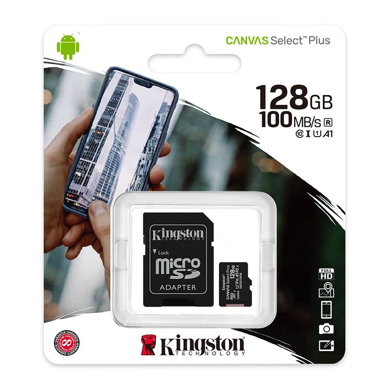 Kingston Canvas Select Plus MicroSD - 128GB