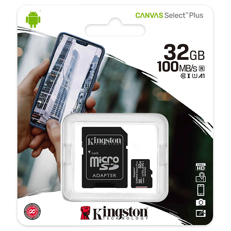 Kingston Canvas Select Plus MicroSD - 32GB