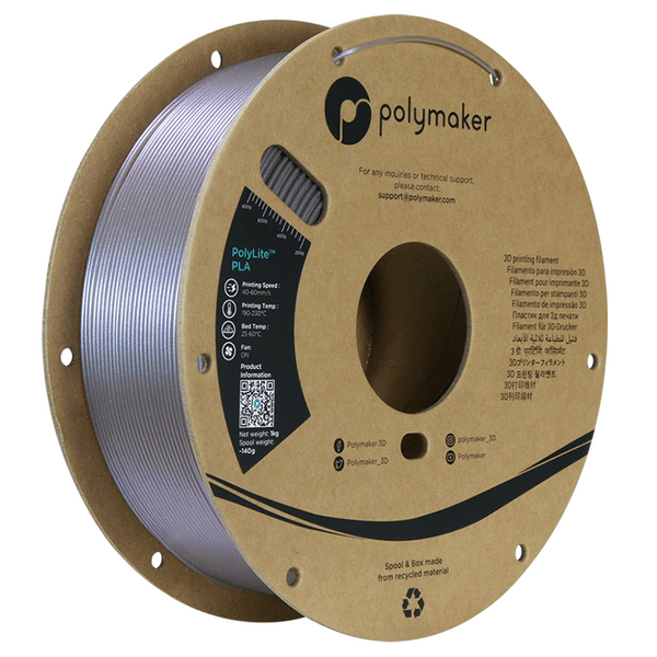 Polymaker PolyLite™ Aubergine Silk (Lime, Magenta) PLA - 1KG 1.75