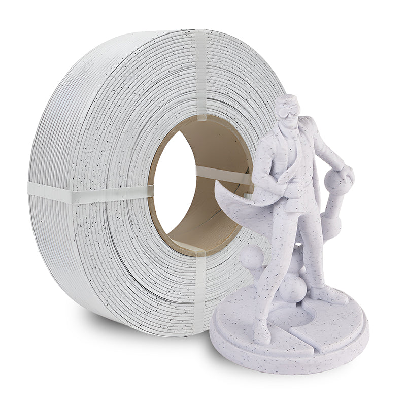 Polymaker Panchroma PLA Refill Marble 1.75mm 1kg – Spool-less coil with marble-finish 3D printed figurine | EC3D

