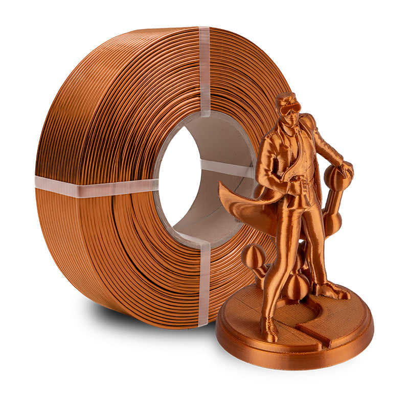 Polymaker Panchroma PLA Refill Silk Bronze 1.75mm 1kg – Spool-less filament coil with bronze silk finish | EC3D