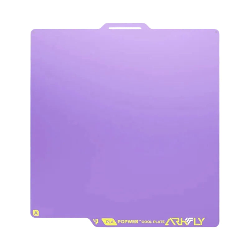 Phaetus Arkfly POPWEB Cool Plate 256x256mm purple double-sided spring steel build surface for Bambu Lab X1 P1 A1