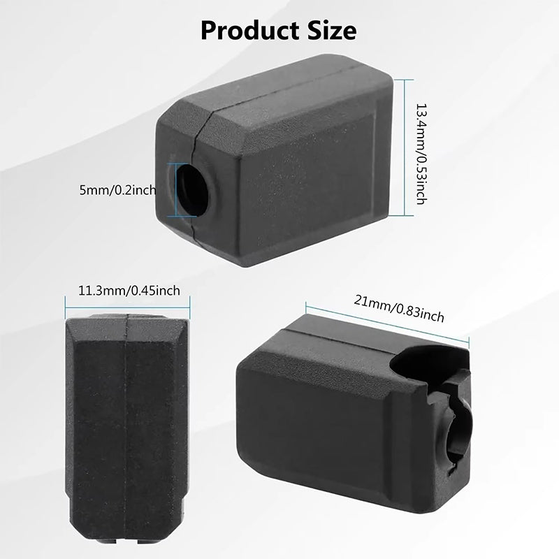 Size dimensions diagram for Bambu Lab X1 and P1 series silicone sock cover