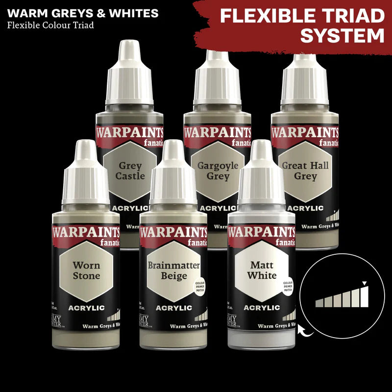 Warpaints Fanatic - Warm Greys & Whites (18ml)