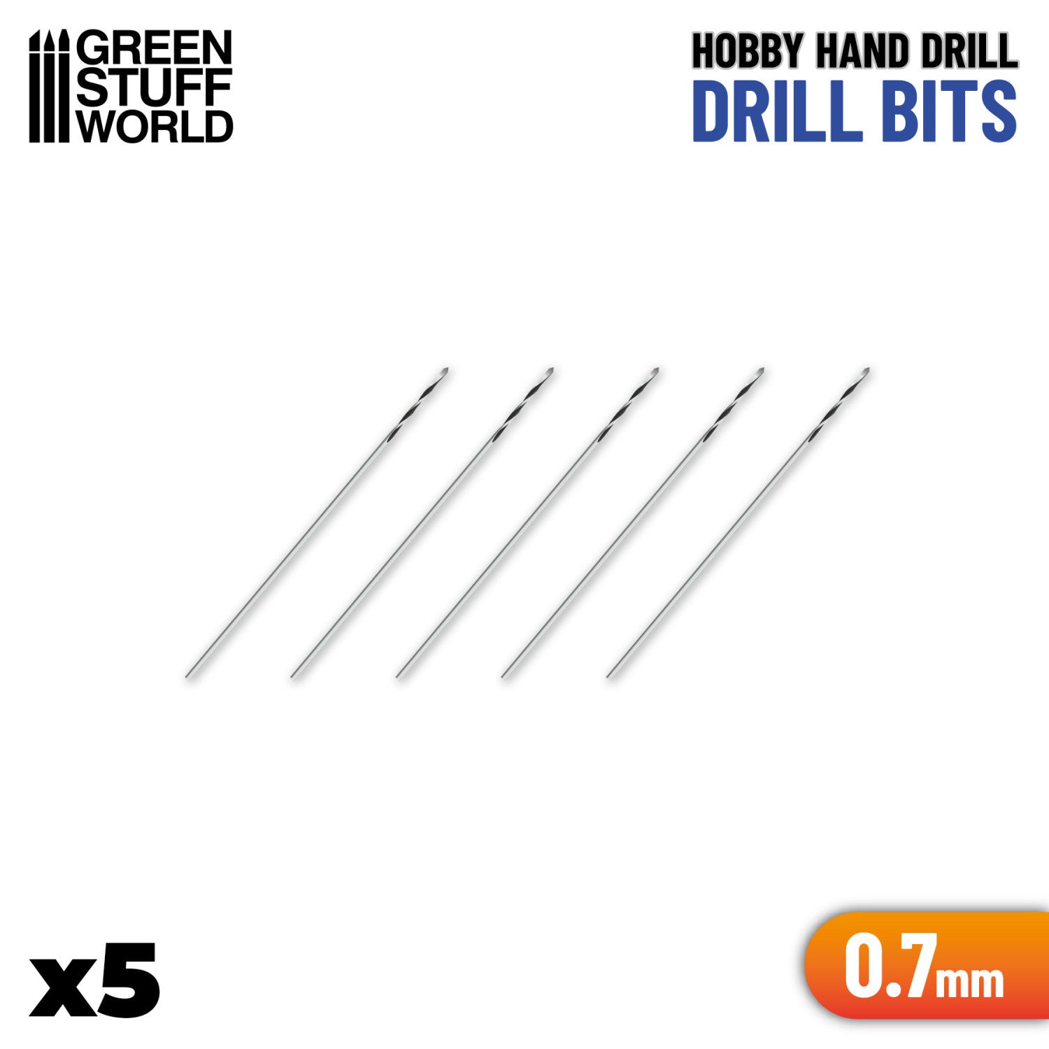 Drill Bits 0.7mm (5 Pack)