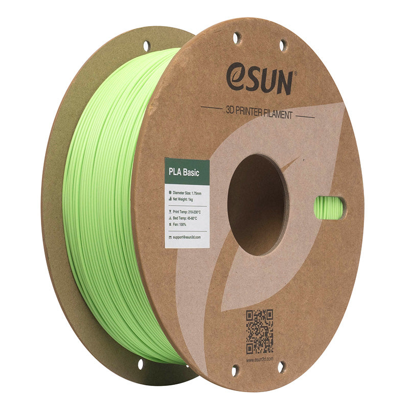 eSUN PLA Basic 1.75mm filament spool in Peak Green