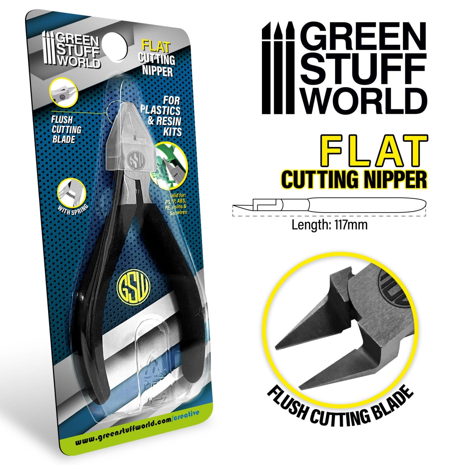 Vlakke Kniptang (Hobby Sprue Cutter)