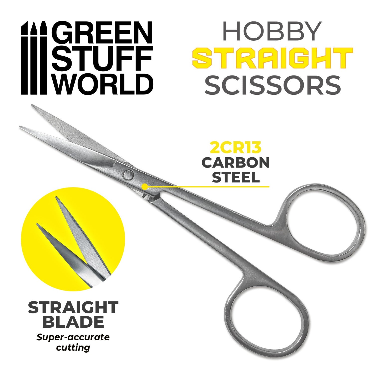 Precision Hobby Scissors - Straight Tip