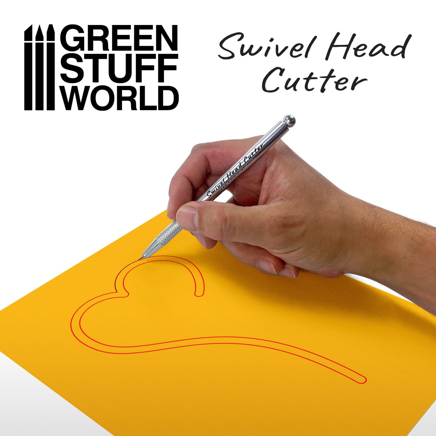 Swivel Head Craft Knife - 3 Spare Blades