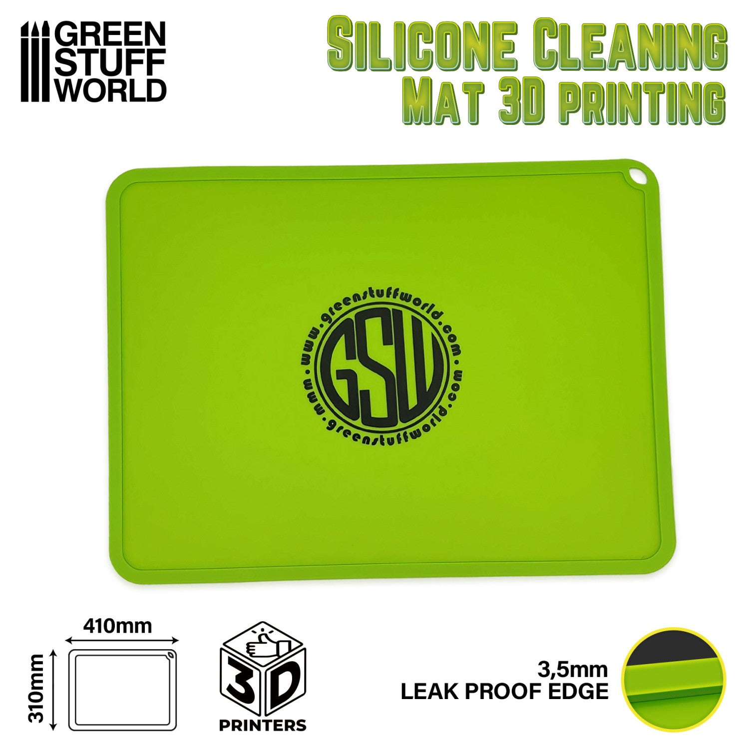 Siliconen Schoonmaakmat - 410 x 310 mm