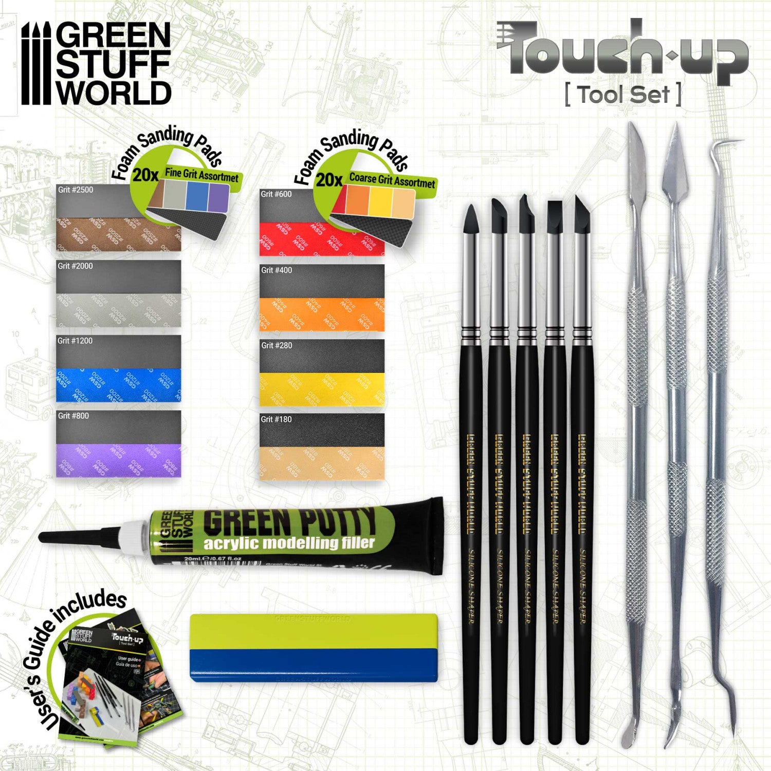 Hobby Touch-up Tool Set