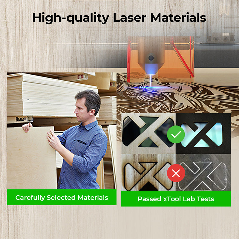 xTool Laser Material Explore Kit (111pcs)